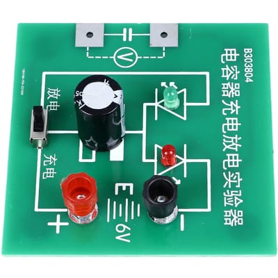 Équipement Expérimental de Charge et Décharge de Condensateur Instrument d'Enseignement de Physique Électronique avec