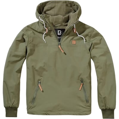 Brandit - Pull Over Windbreaker jacket - S - Groen