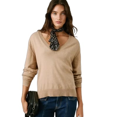 V-hals trui voor dames Pepe Jeans Coraline