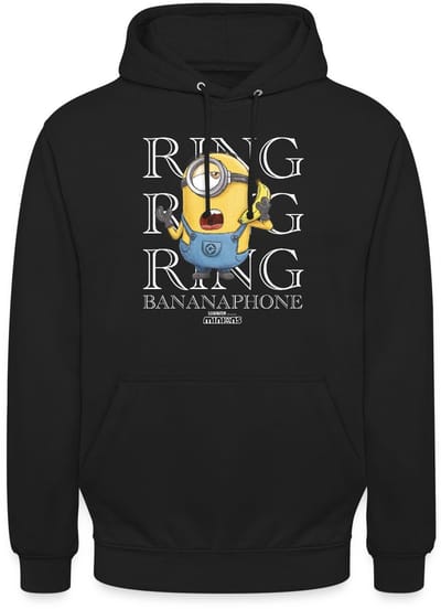 Minions Ring Bananaphone Ringen Hoodie Unisex