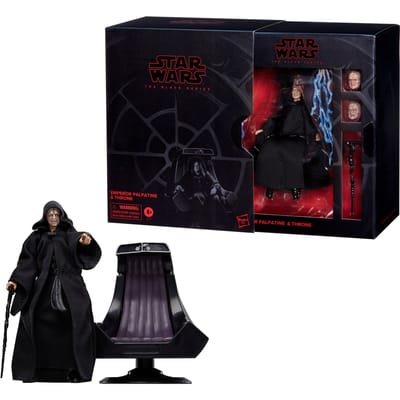 Star Wars The Black Series Emperor Palpatine & Throne Star Wars: Return of the Jedi Collectible 6 Inch Action Figure