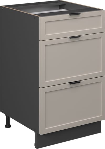 Vicco Fame-Line Keukenonderkast – 50 cm zonder werkblad GrijsBeige