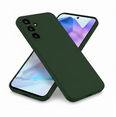 Hoesje Geschikt voor Samsung Galaxy S26 - Donker Groen - Casemania Liquid Siliconen Back Cover met Camera Bescherming