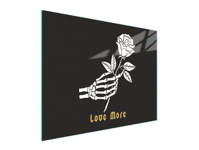TMK ArtDeko - Snijplank - Roos Design - 52x40 cm - Veilig en Duurzaam