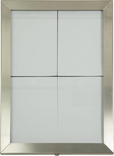 Securit® Classic-informatiedisplay van roestvrij staal