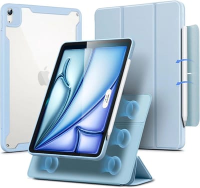 ESR - Rebound Hybrid geschikt voor iPad Air 11 inch (2024) hoesje - blauw | blauw