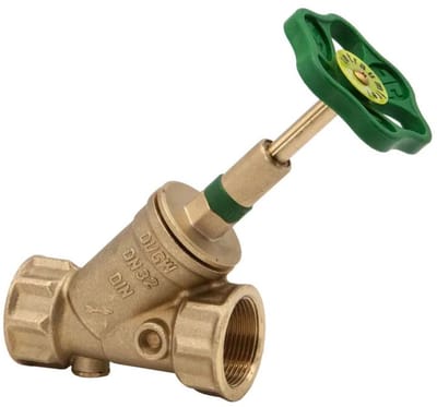 Schlösser Armaturen JS KFR-ventiel met mofaansluiting, zonder aftapping, met stijgende spindel, DN32, binnendraad 1 1/4'', DVGW gekeurd, 0016153200001