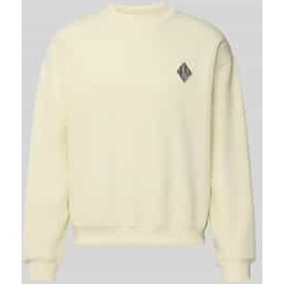 Loose fit sweatshirt van katoenmix