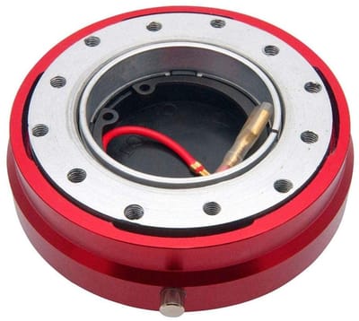 Dailygoods - Vliegwiel Adapter - Universele 6 Gaten - Heavy Duty - Rood - Snelspanner - Racefiets - Modificatie