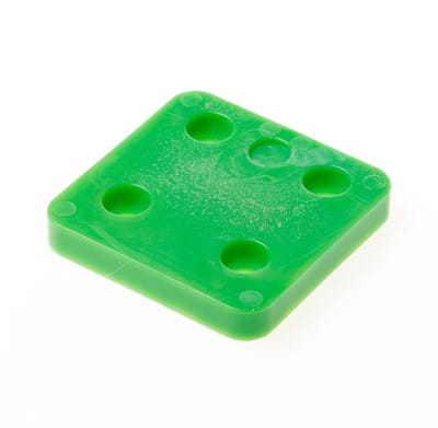 stelplaat zonder sleuf 10mm (6500kg) zak = 48st.