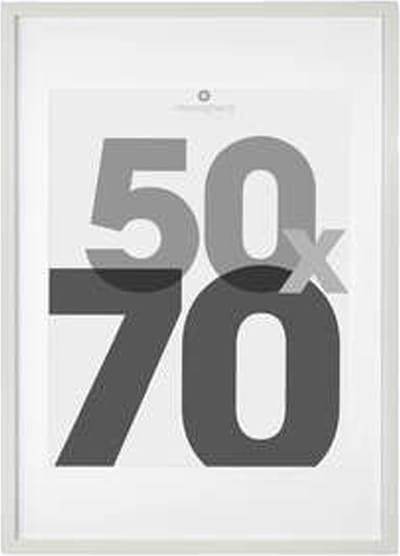 FOTOKADER 50 X 70 CM - MDF - WIT - MET PASSE PARTOUT