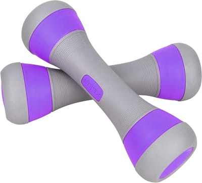 Verstelbare Dumbbells met 5-in-1 Gewicht Opties van 1 tot 5 kg, Ideaal voor Thuis, Gym en Kantoor, Antislip Neopreen Handvatten