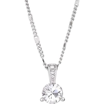 Pendentif Collier Baiser d'Ange Swarovski Colliers Femme Argent 1800045 Box (Random Color) white