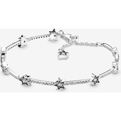 S925 Zilverkleurige Sky Star Shine Zomerarmband Damesmode Sieraden white