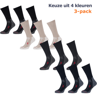 STAPP Wandelsokken Techno Boston All Season 3-pack Marine-35/38