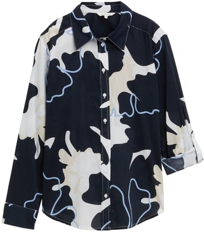 Tom Tailor - Blouse met patroon - Maat 36 - big floral shapes design