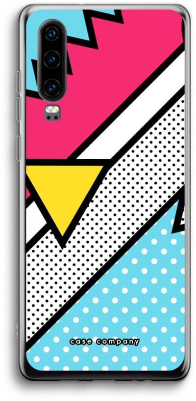 Case Company® - Hoesje geschikt voor Huawei P30 hoesje - Pop Art #3 - Soft Cover Telefoonhoesje - Bescherming aan alle Kanten en Schermrand