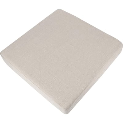 Huishoudelijk Vierkant Zacht Yoga Vloerkussen Afneembaar Wasbaar Meditatiemat Kussen Beige 40 x 40 x gray