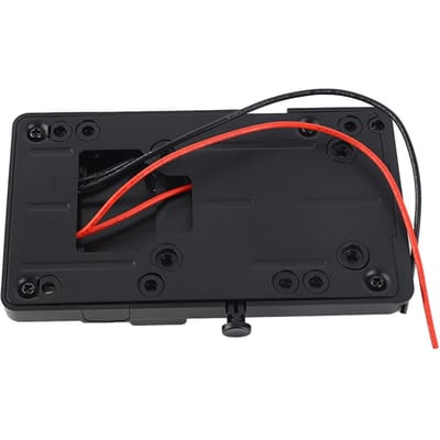 Adaptateur de plaque arrière pour sac à dos avec sortie D-Tap pour plaque de batterie V-Mount V-Lock pour appareil photo reflex numérique caméscope lumière vidéo noir