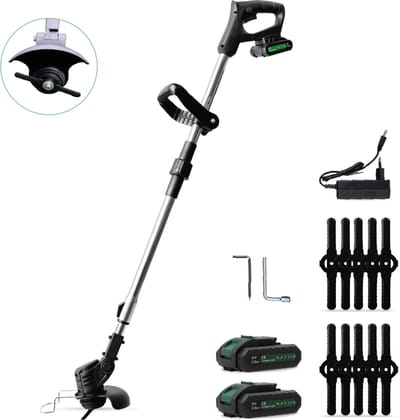 Mardin Kantenmaaier - Grastrimmer - Bosmaaier - Incl. 2 accu's en lader - Zwart