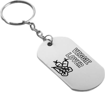 Akyol - vegan liefhebber sleutelhanger - Vegan - familie vrienden - cadeau - 54 x 29mm
