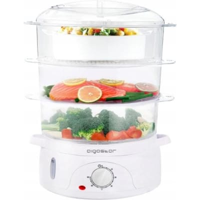 Aigostar Fitfoodie 30CFO - Stoomkoker 9L - met Timer - 800W - 3 Lagen