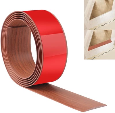 Vloerovergangsstrip PVC zelfklevend 200cm, ideaal voor tapijt en tegels