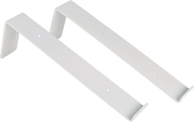 Gorillz Wagon 30 Industriële Plankdragers L-vorm - Plankendragers voor Wandplank - 30 cm Staal - Wit