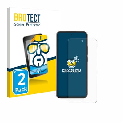 BROTECT - Screenprotector voor Oppo Reno 13 Pro - Folie Beschermfolie transparant 2 Stuks