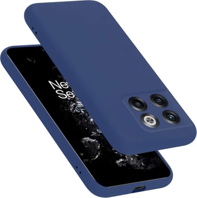Cadorabo Hoesje geschikt voor OnePlus 10T / ACE PRO in LIQUID BLAUW - Beschermhoes gemaakt van flexibel TPU silicone Case Cover