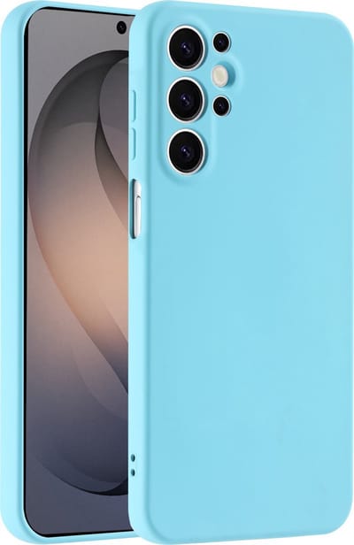Hoesje geschikt voor Samsung Galaxy S26 Ultra hoesje zacht siliconen- Arara backcover - Blauw