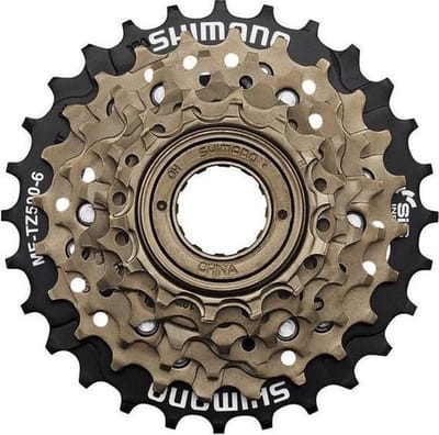Shimano 6-speed freewheel - soepele kettingbeweging - 14-28 tanden - eenvoudig te installeren