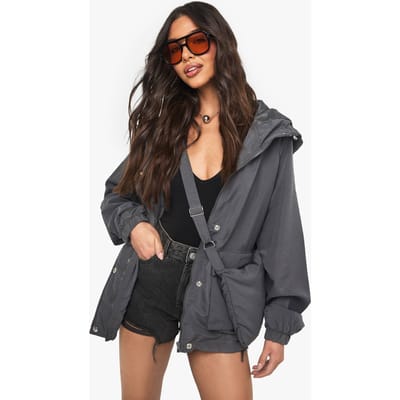 boohoo Dames Festivaljas met tas | Grijs | Maat: 38