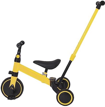 3-in-1 driewieler voor peuters met duwstang - ideaal voor 1-5 jaar