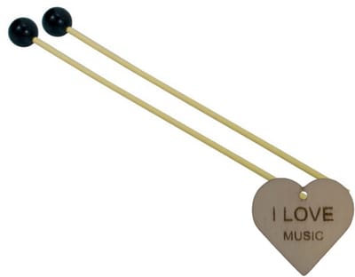 Mallets Kloppers – Kunststof Schacht 290 x 5 mm – 25 mm Bol – Hard Zwart Kunststof – Inclusief Specter Sleutelhanger