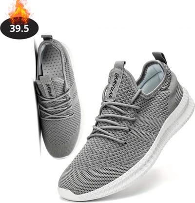 Livano Schoenen Heren - Sneakers - Comfortabel - Sportief - Casual - Volwassen - Grijs - Maat 39.5