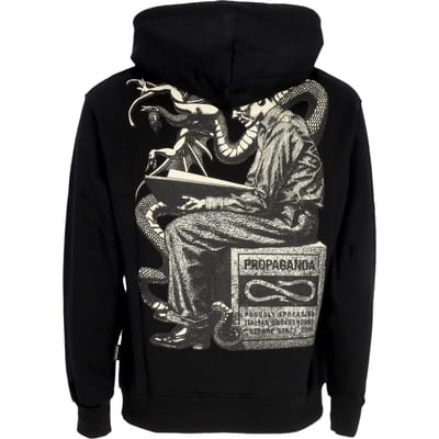 Hoodie Man Droom Hoodie Black