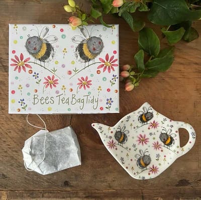 Alex Clark Tea Bag Bees ~ Theezakje schotel Bijen
