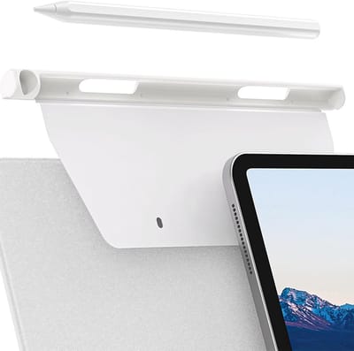 Beschermhoes voor Pencil 1e en 2e Generatie, Geschikt voor iPad en Smart Keyboard Folio, Wit en Duurzaam