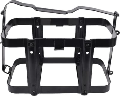 Jerrycan Houder - Brandstofhouder - Veilig Transport - Afsluitbare Band - 20 Liter - Zwart