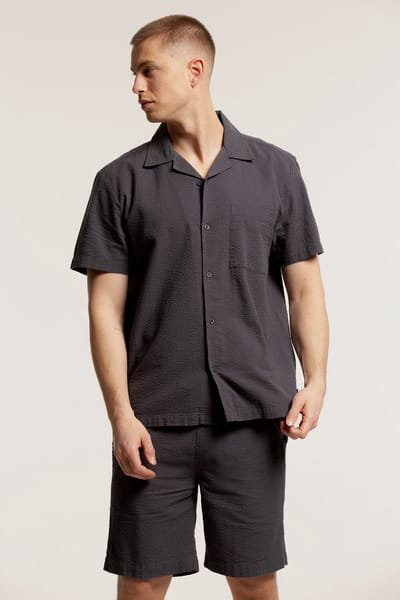 Chief Heren Overhemd Gray - Maat XL