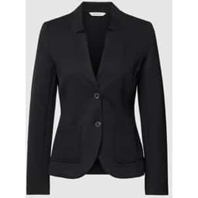 Tom Tailor - Slim fit blazer met ottoman-structuur - Maat XXL - deep black