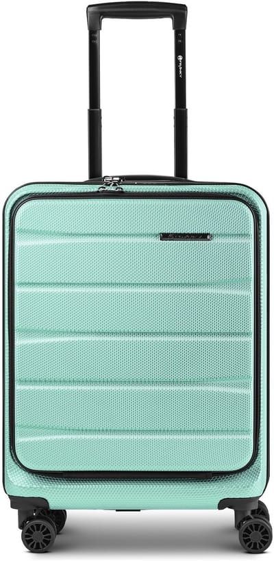 Franky Munich 4.0 4 wielen Cabinewagen 55 cm Laptopvak met uitbreidingsplooi - Harde bagage - TSA slot - mint shiny