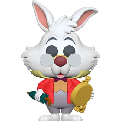 Funko Alice In Wonderland - Disney POP! White Rabbit With Watch 9 cm Collectible Figure - Multicolours