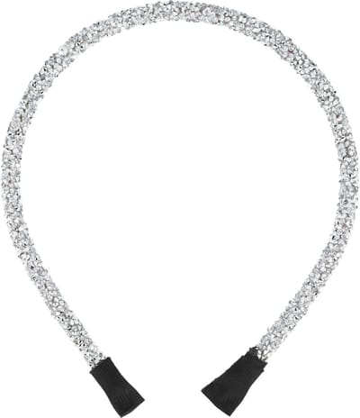 Lajetti Glitter Haarband Zilver - Skinny Diadeem