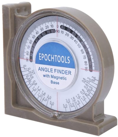 Hellingshoekmeter Hoekzoeker - Meetinstrument - Nauwkeurig Meten - 360 Graden Bereik - ABS Constructie - Wit