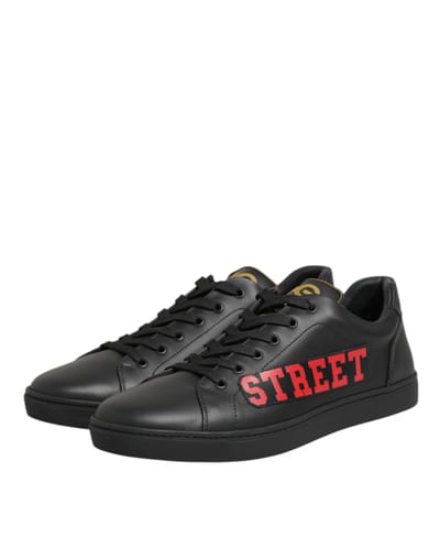 Dolce & Gabbana Black Street Life Lage Heren Sneakers Shoes