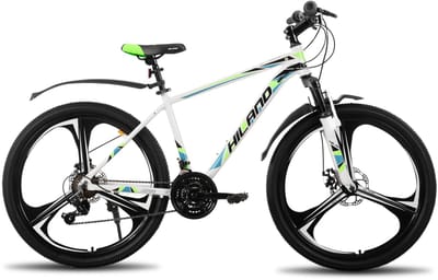 Hiland H200+ Mountainbike - Unisex - 26 inch - Framemaat 43 cm - Wit