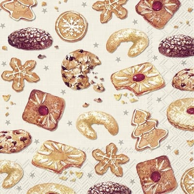 IHR Lunch servetten - Baked Cookies cream