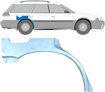 Reparatiepaneel achterspatbord voor Subaru Legacy 1994-1999 / Rechts